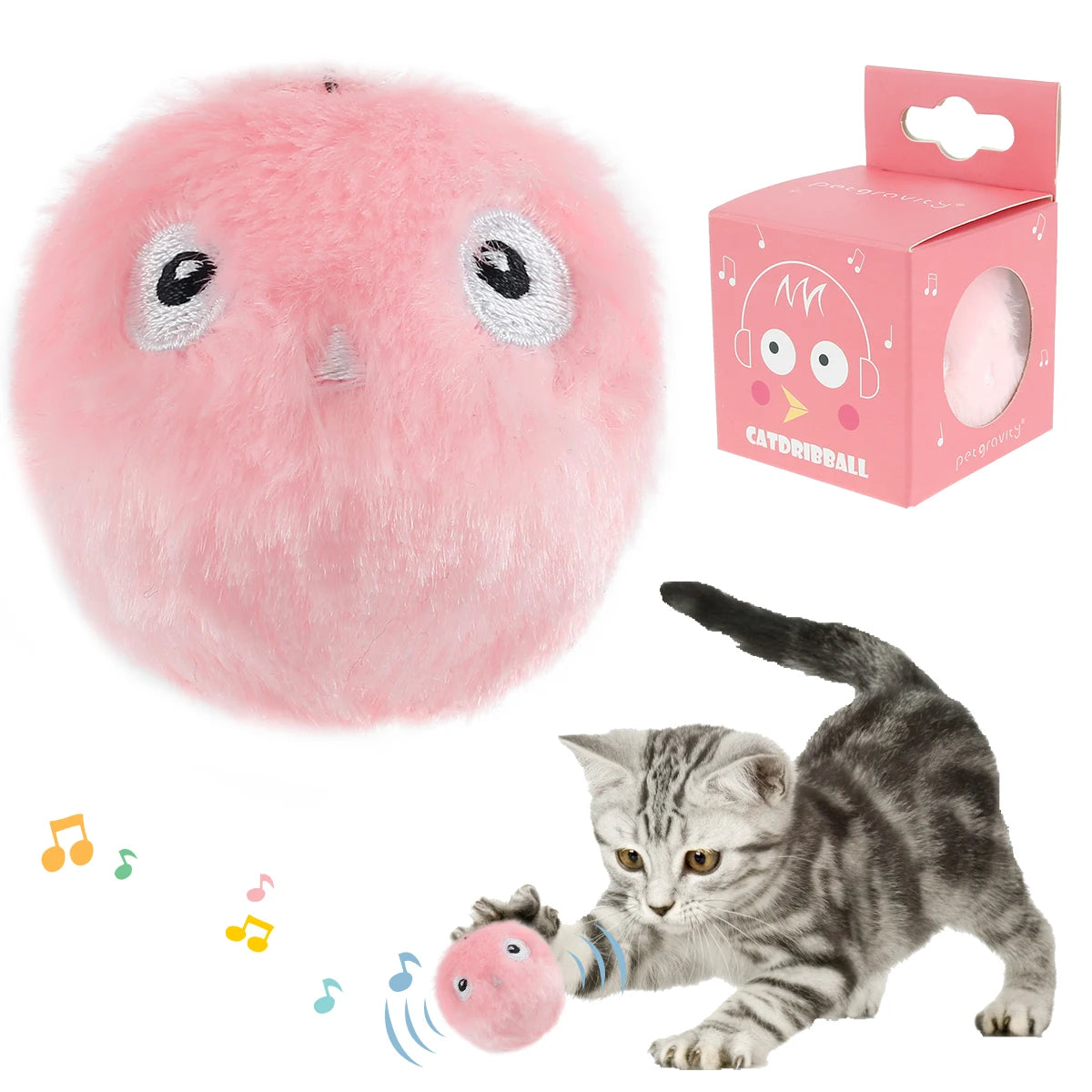 Smart Cat Toys - Faux Fur Ball