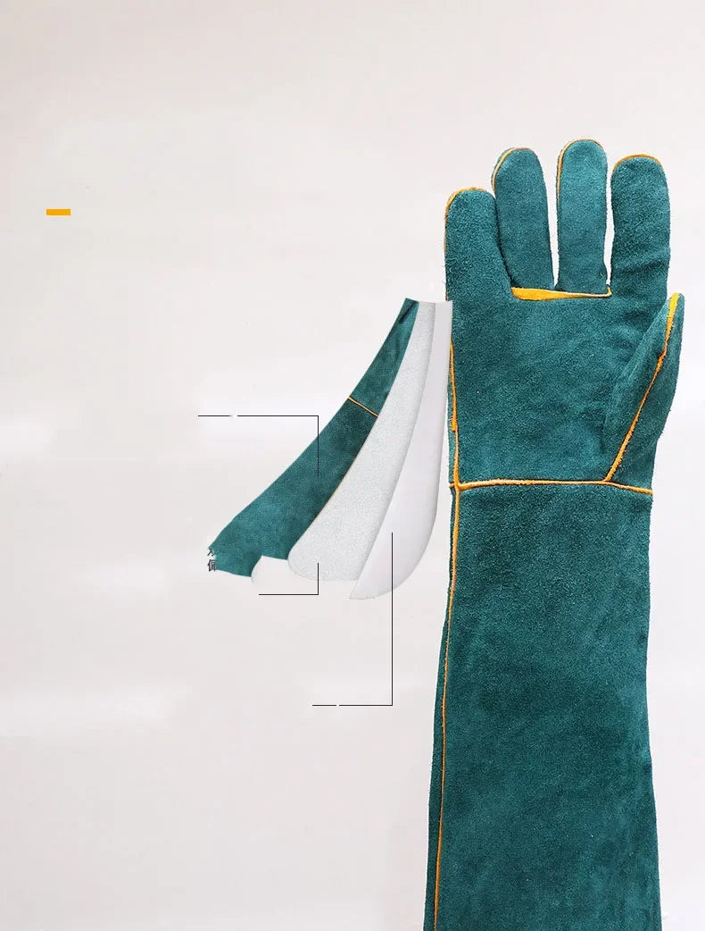 Bite resistant safety gloves