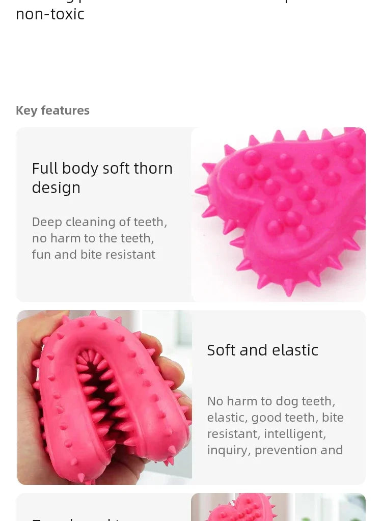 Soft Rubber Pet Chew Toy