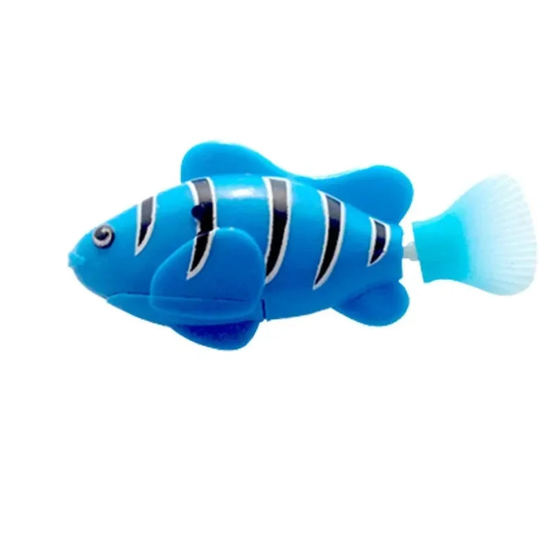 Cat Toy LED Swimming Robot Fish