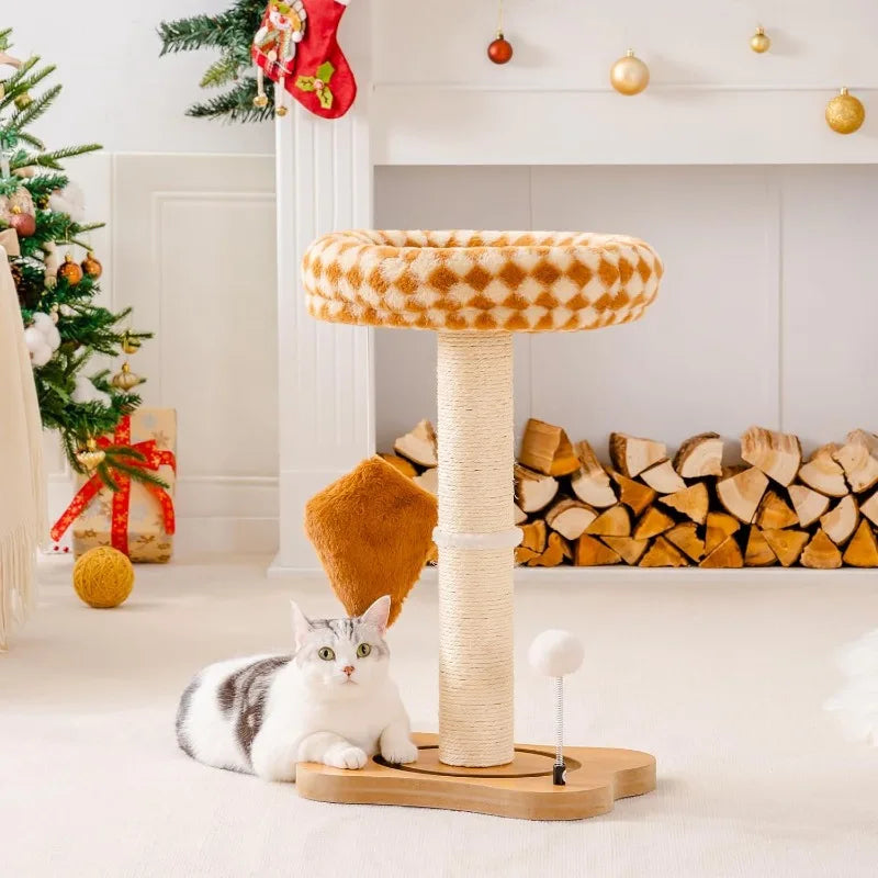 Cat Scratching Post with Bed