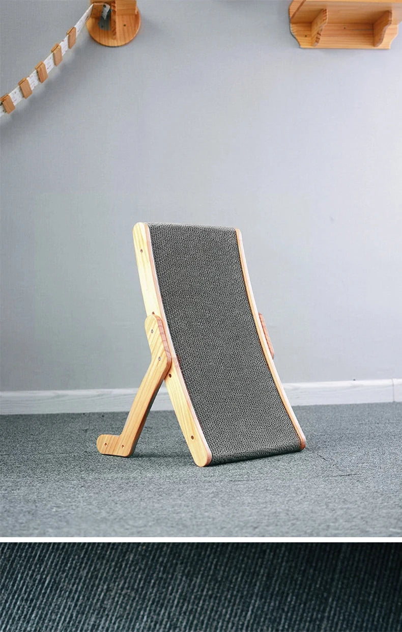 Cat Scratcher Board Wooden Frame