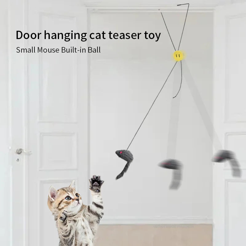 Door Hanging Cat Teaser Toy