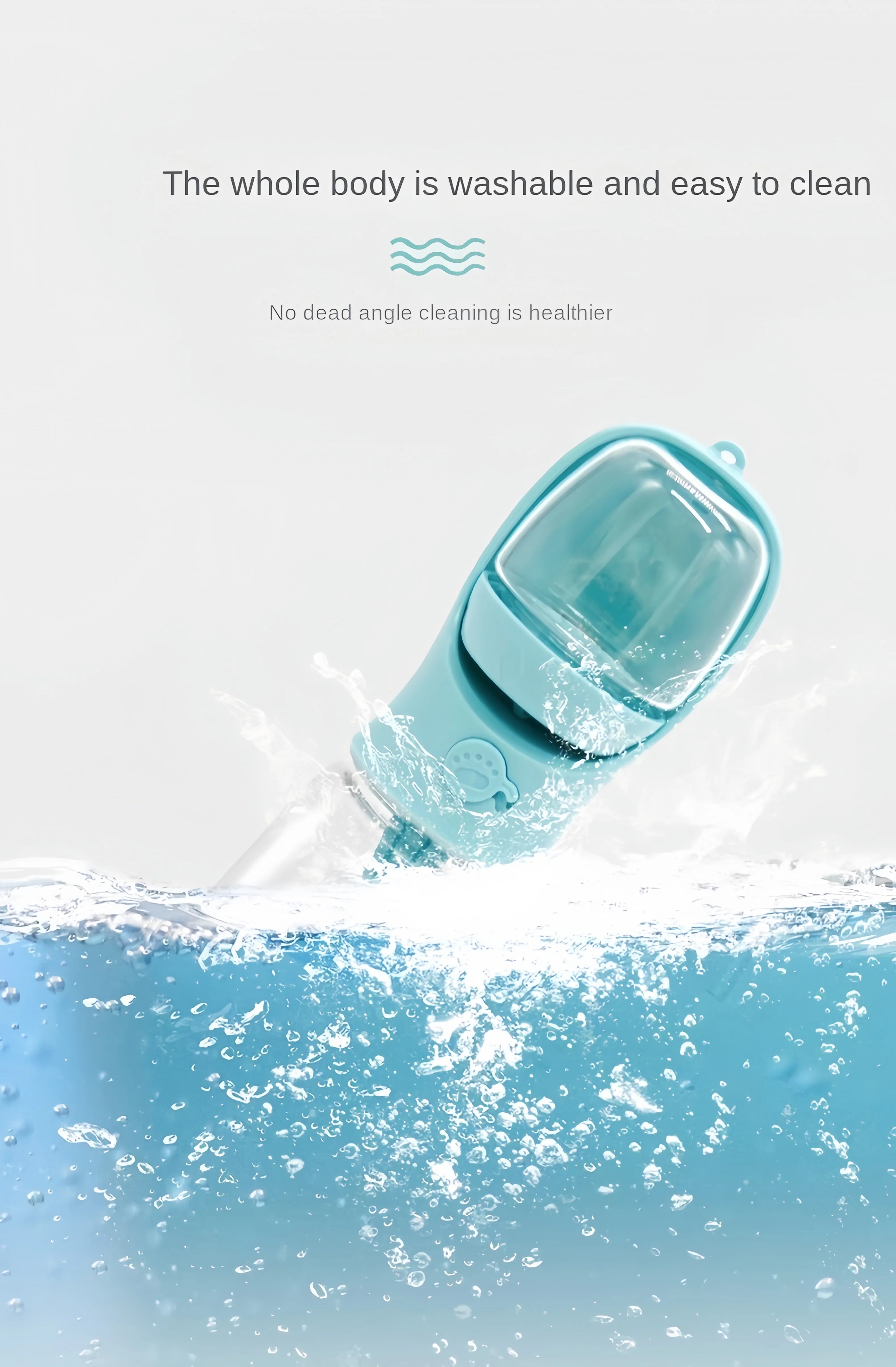 Portable Water Bottle with Food Storage