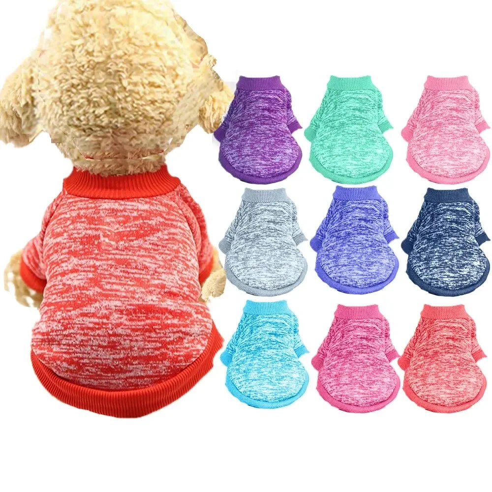 Dog Round Neck Warm Clothes