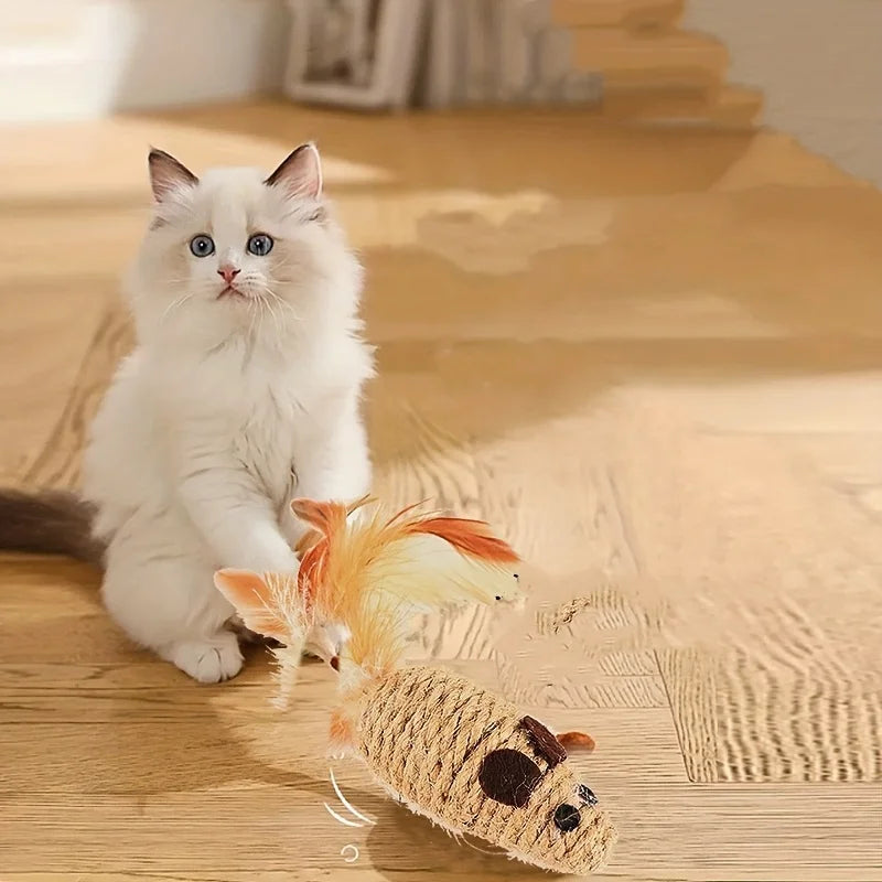 Sisal False Mouse Plush Toys
