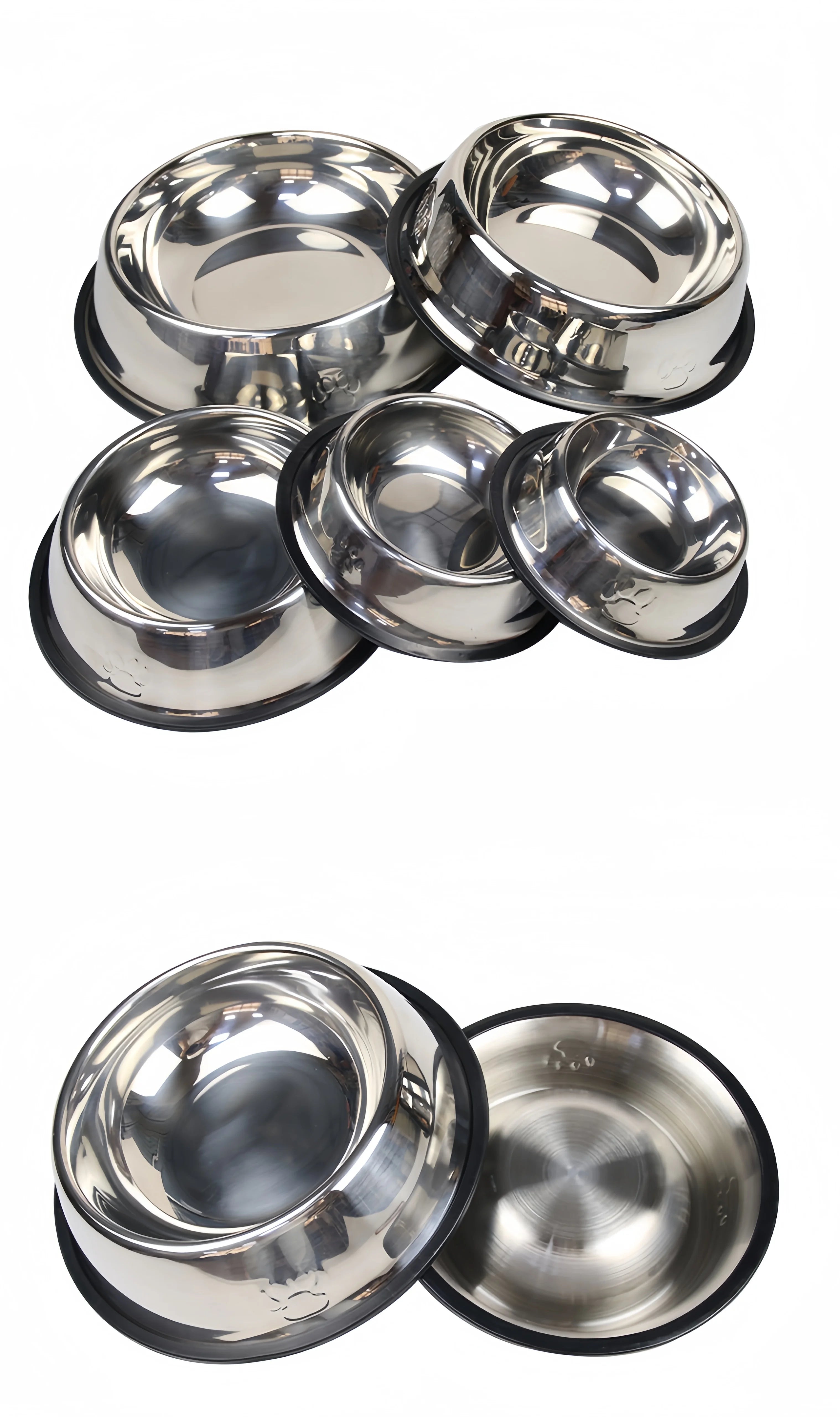 Pet Stainless Steel Feeding Bowl