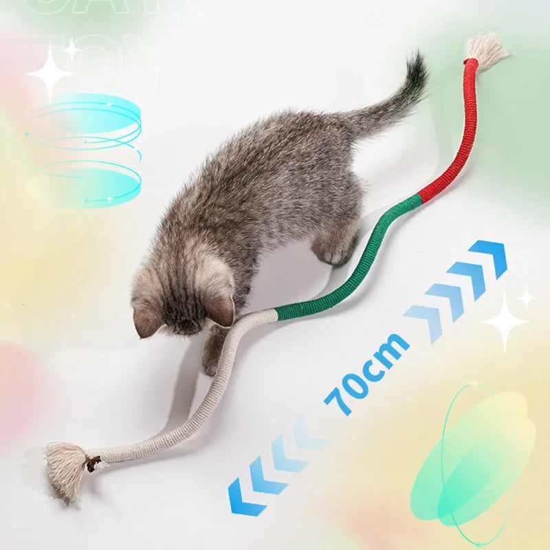 Cat Chew Toys - Interactive Molar Cotton Rope