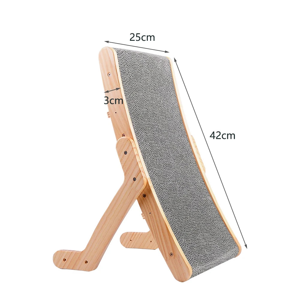 Cat Scratcher Board Wooden Frame