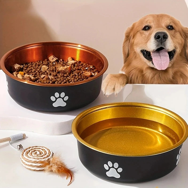 Anti-Slip Dog Bowls - Stainless Steel
