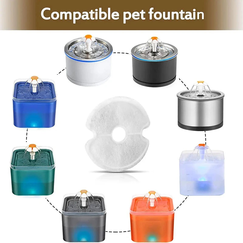 Pet Water Dispenser Filter - 4/8 Packs