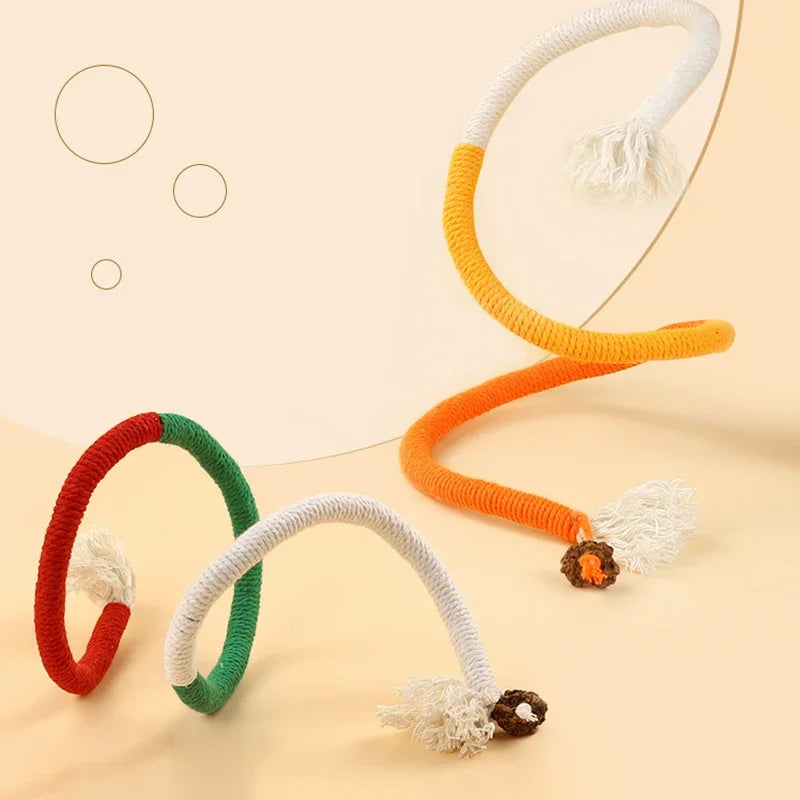 Cat Chew Toys - Interactive Molar Cotton Rope