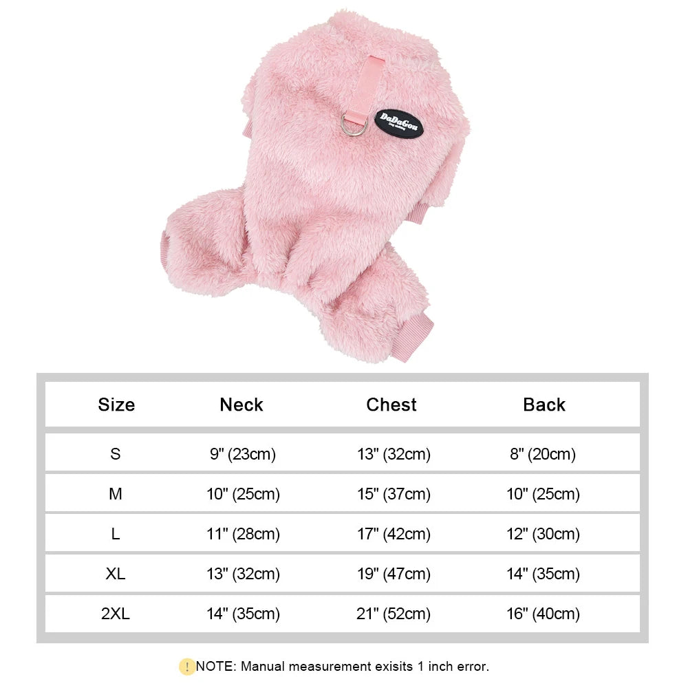 Soft Fleece Dog Clothes