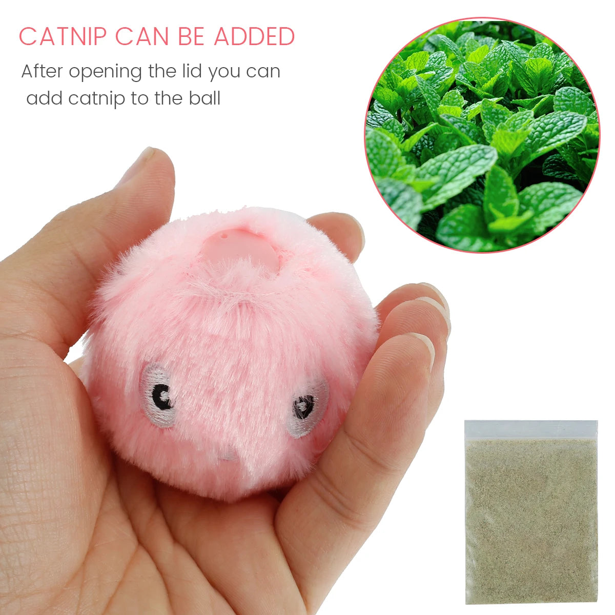 Smart Cat Toys - Faux Fur Ball