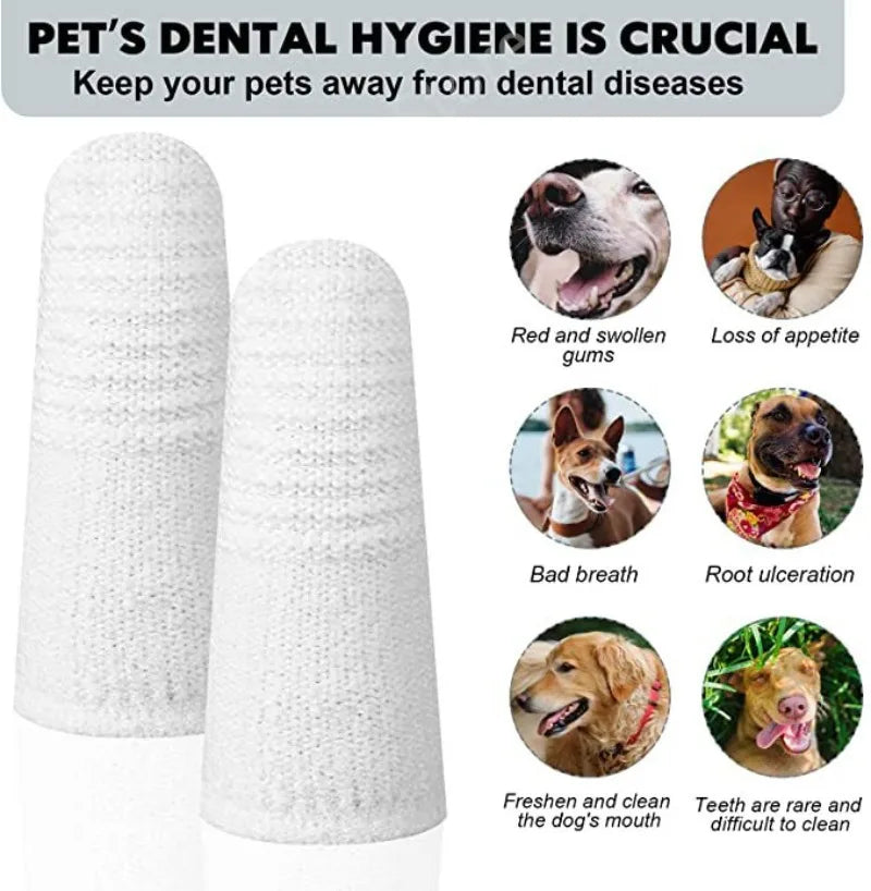 Pet Two-finger Brushing Finger