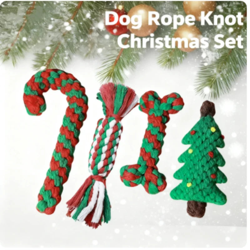 Christmas Dog Squeakey Chew Toys