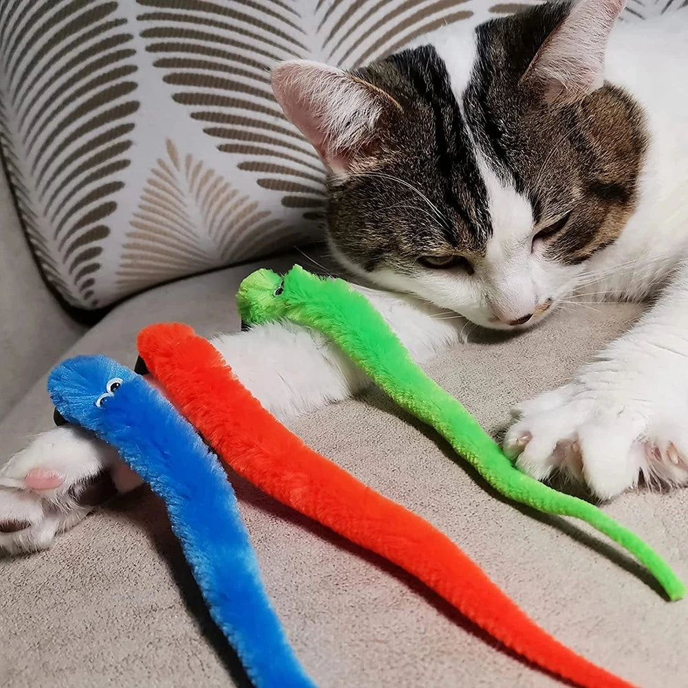Worms Head Funny Cat Stick