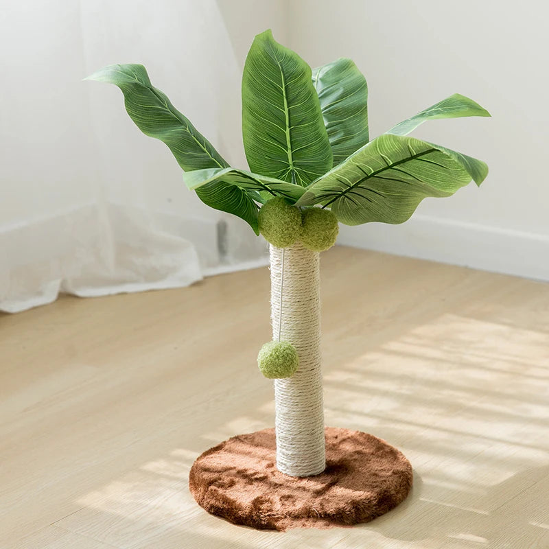 Cat Scratching Post with Hanging Balls