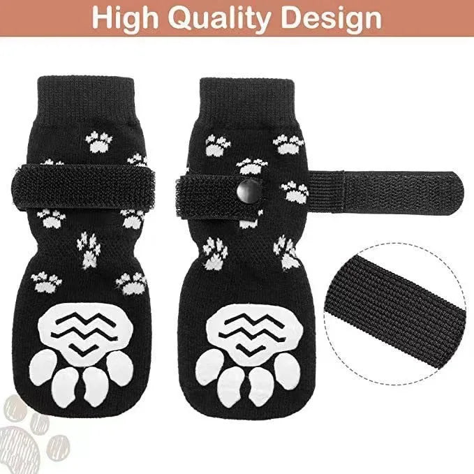 Anti-Slip Dog Socks 4pcs Paw Protector