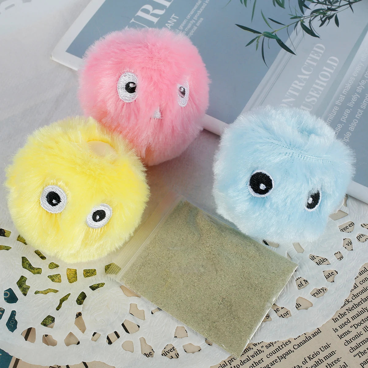Smart Cat Toys - Faux Fur Ball