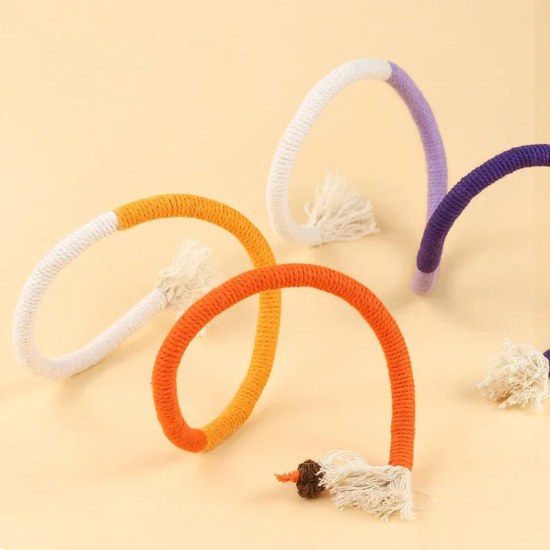 Cat Chew Toys - Interactive Molar Cotton Rope