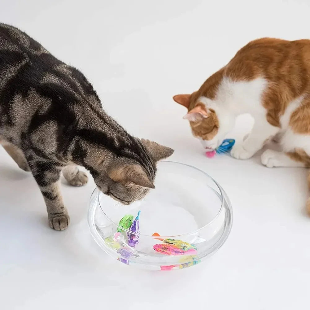 Cat Toy LED Swimming Robot Fish