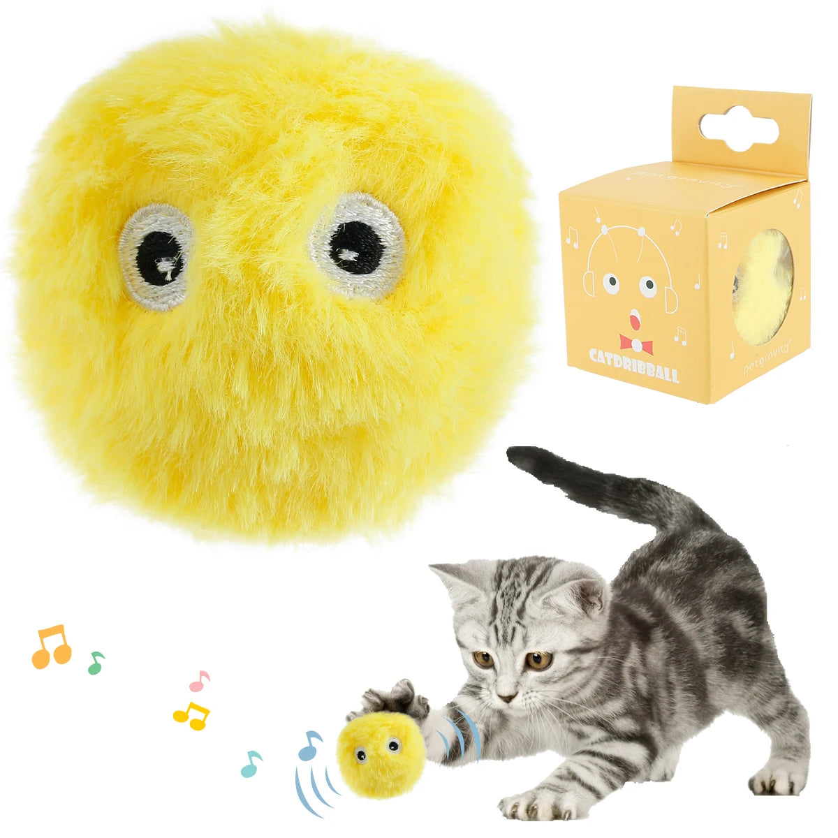 Smart Cat Toys - Faux Fur Ball