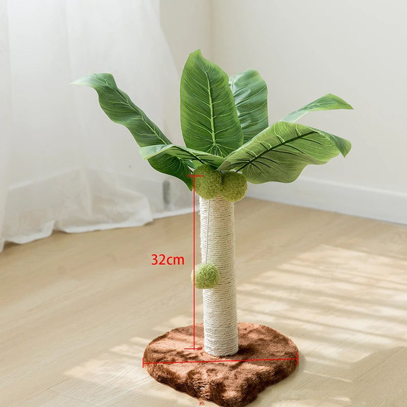 Cat Scratching Post with Hanging Balls
