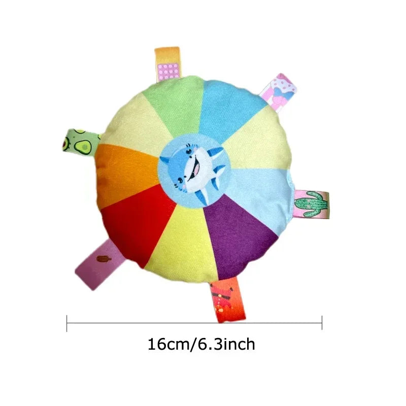 Rainbow Plush Flying Saucer