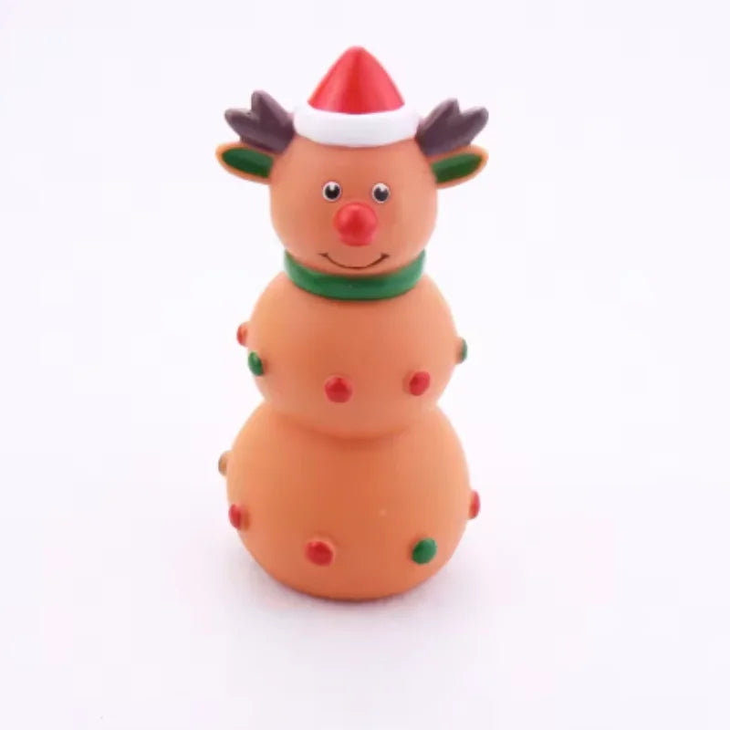 Christmas Dog Squeakey Chew Toys